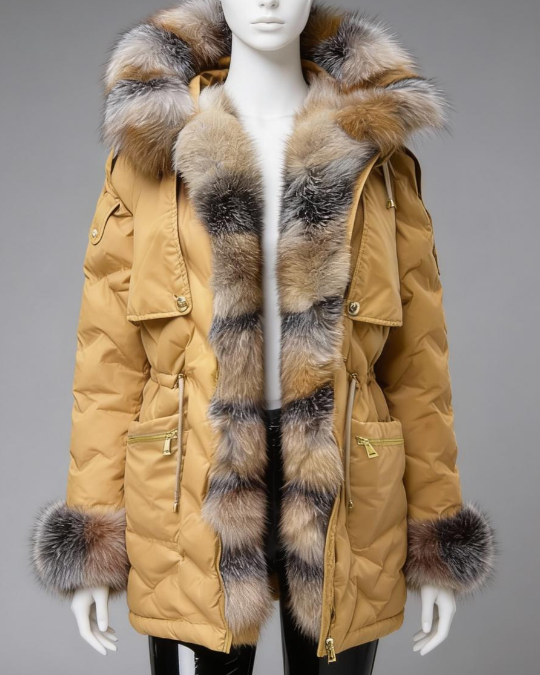 Tan Fox Parka