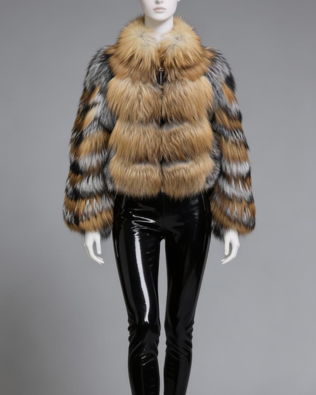 Mixed Silver Fox Fur