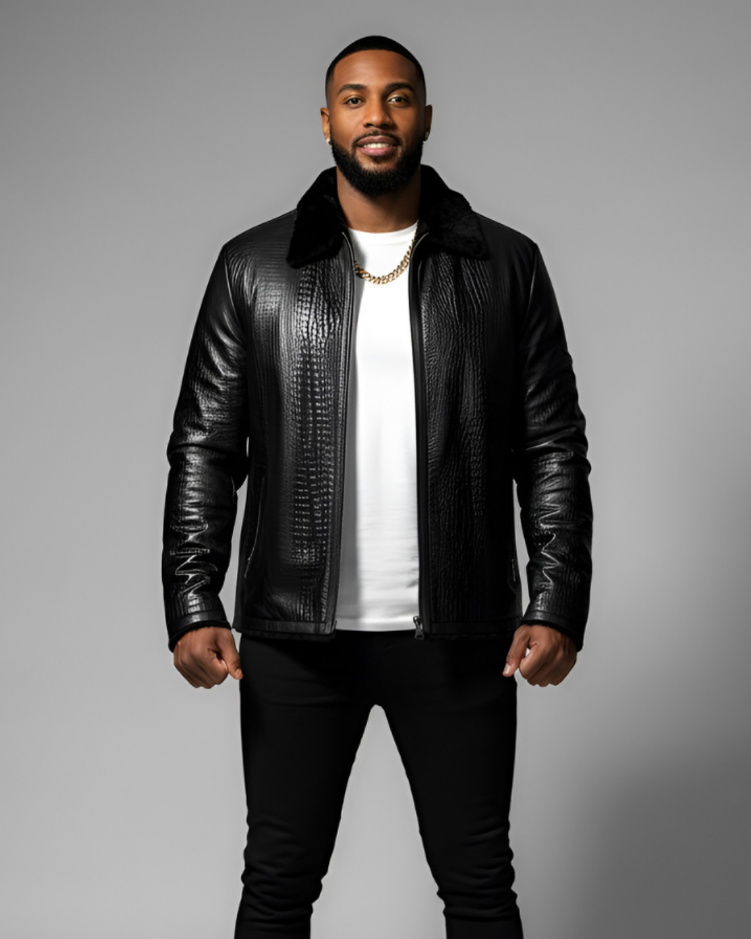 Mula Alligator Lambskin