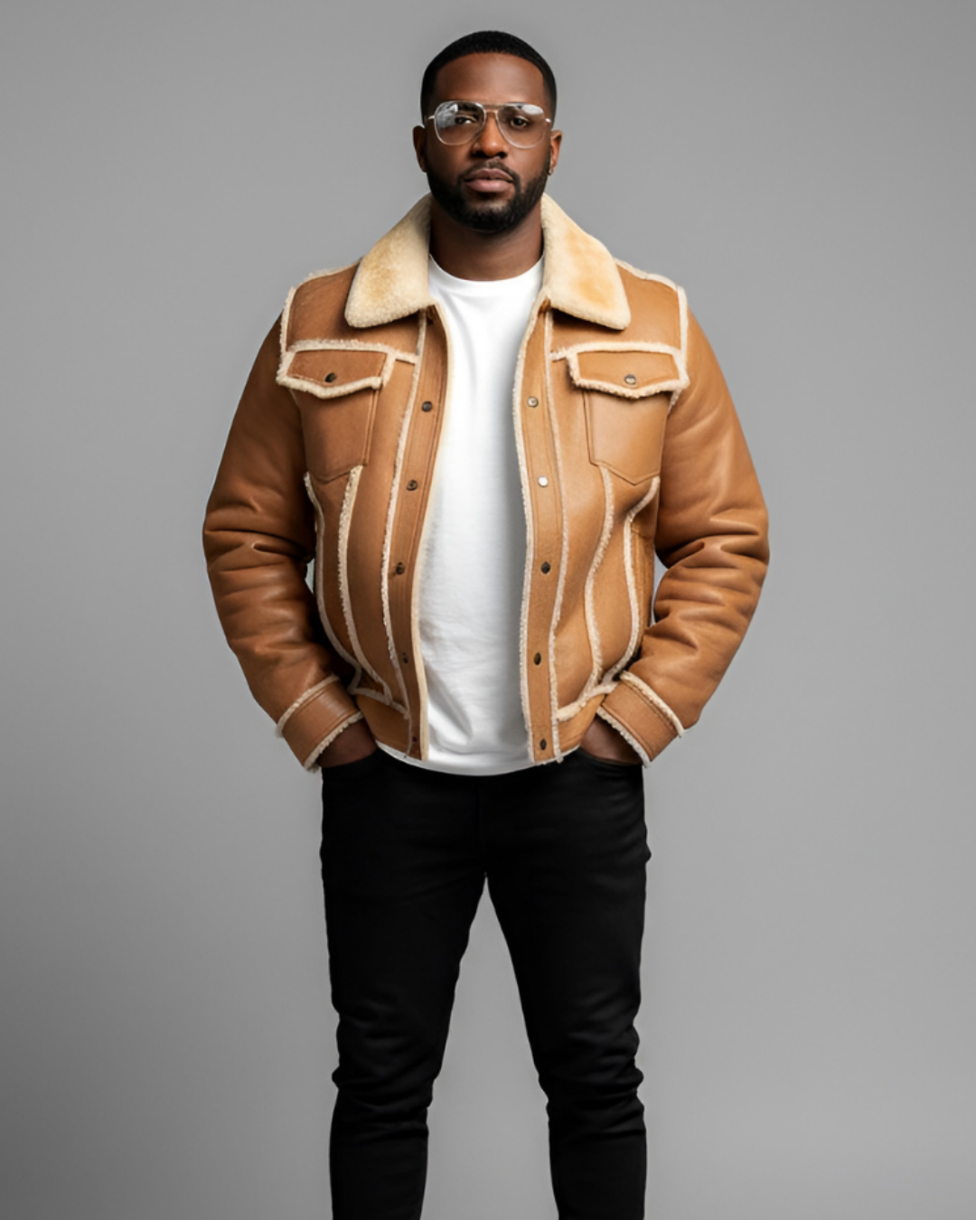 Ziggy Shearling Chic Coat