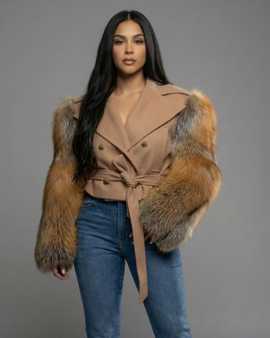 Mira Fox Cashmere Coat