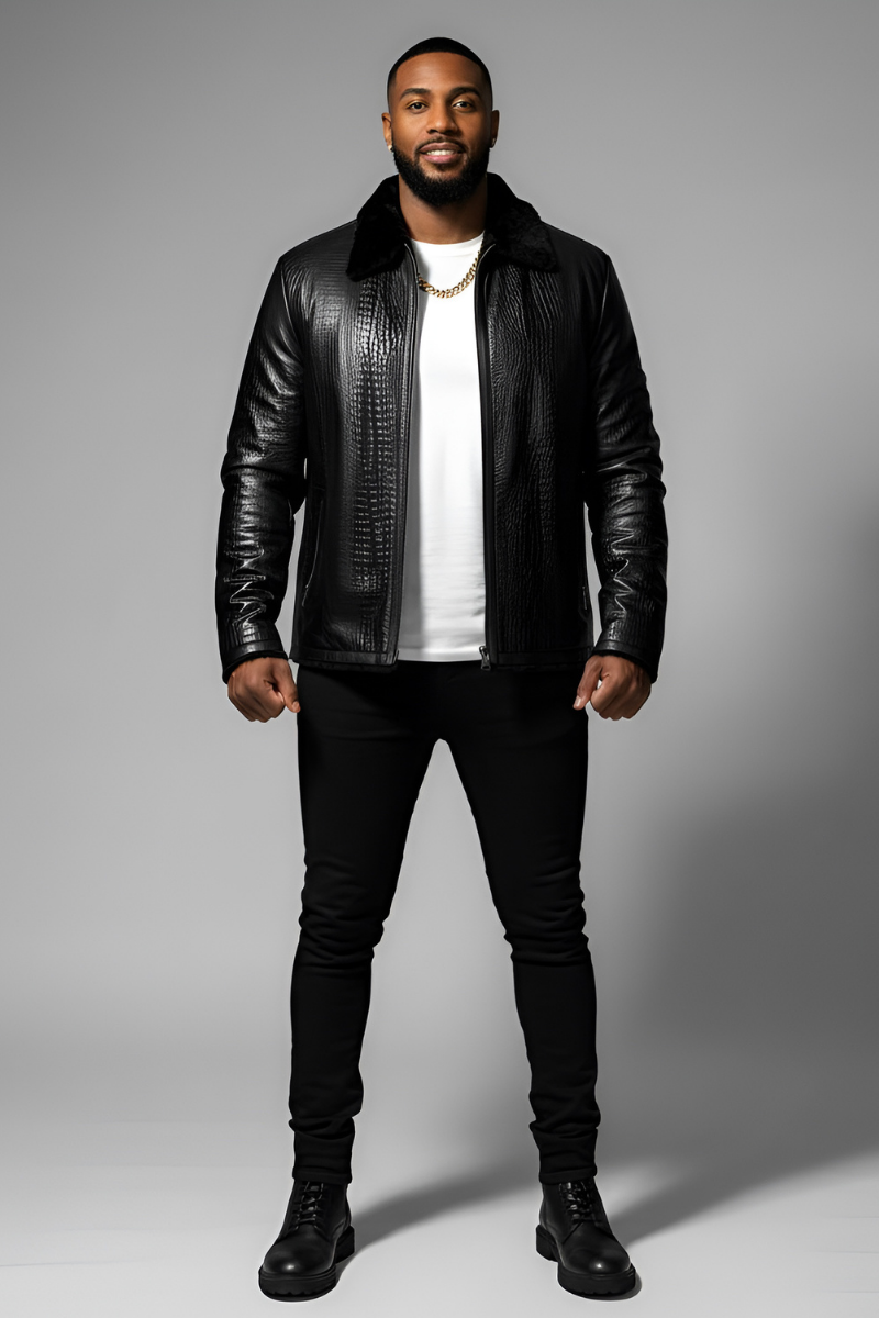 Mula Alligator Lambskin