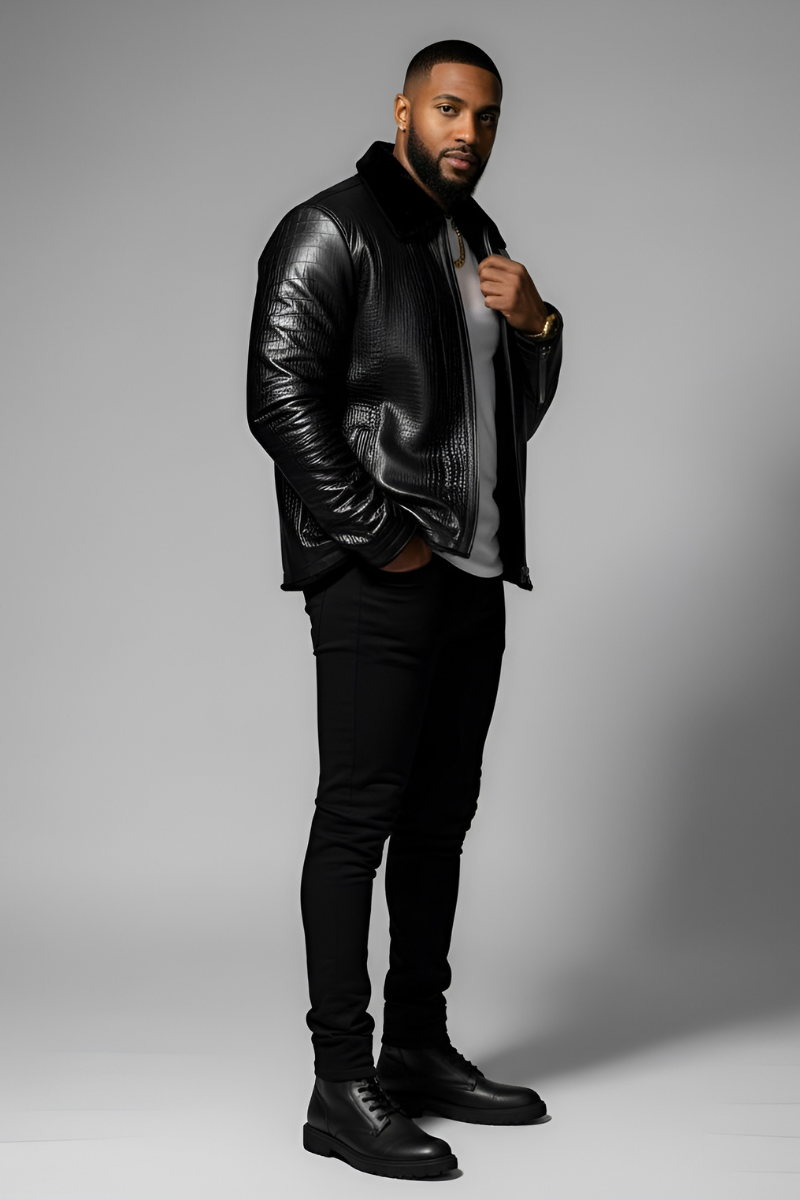 Mula Alligator Lambskin