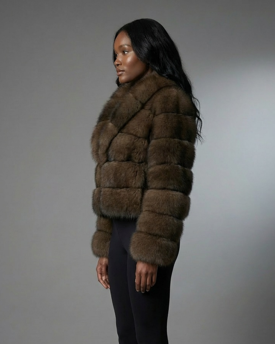 Shula Chocolate Fox Fur