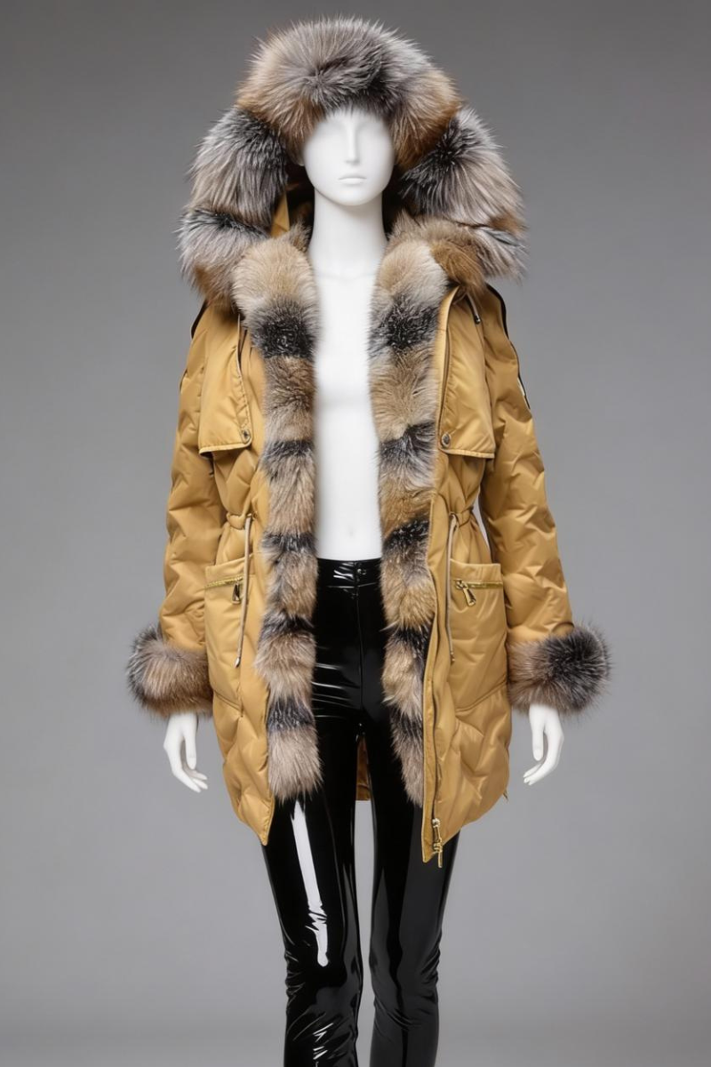Tan Fox Parka