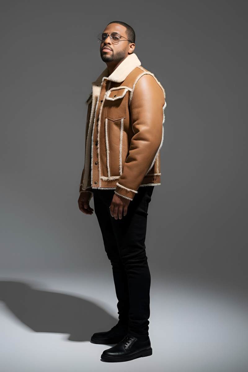 Ziggy Shearling Chic Coat