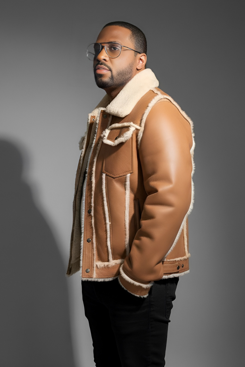 Ziggy Shearling Chic Coat