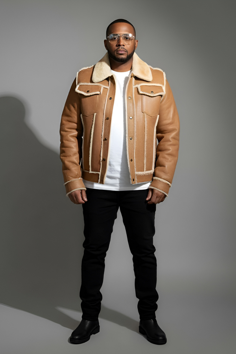 Ziggy Shearling Chic Coat