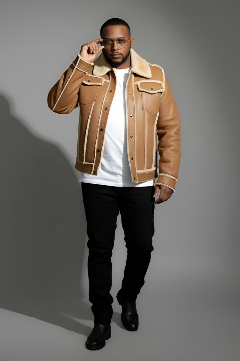 Ziggy Shearling Chic Coat