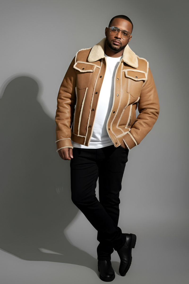 Ziggy Shearling Chic Coat