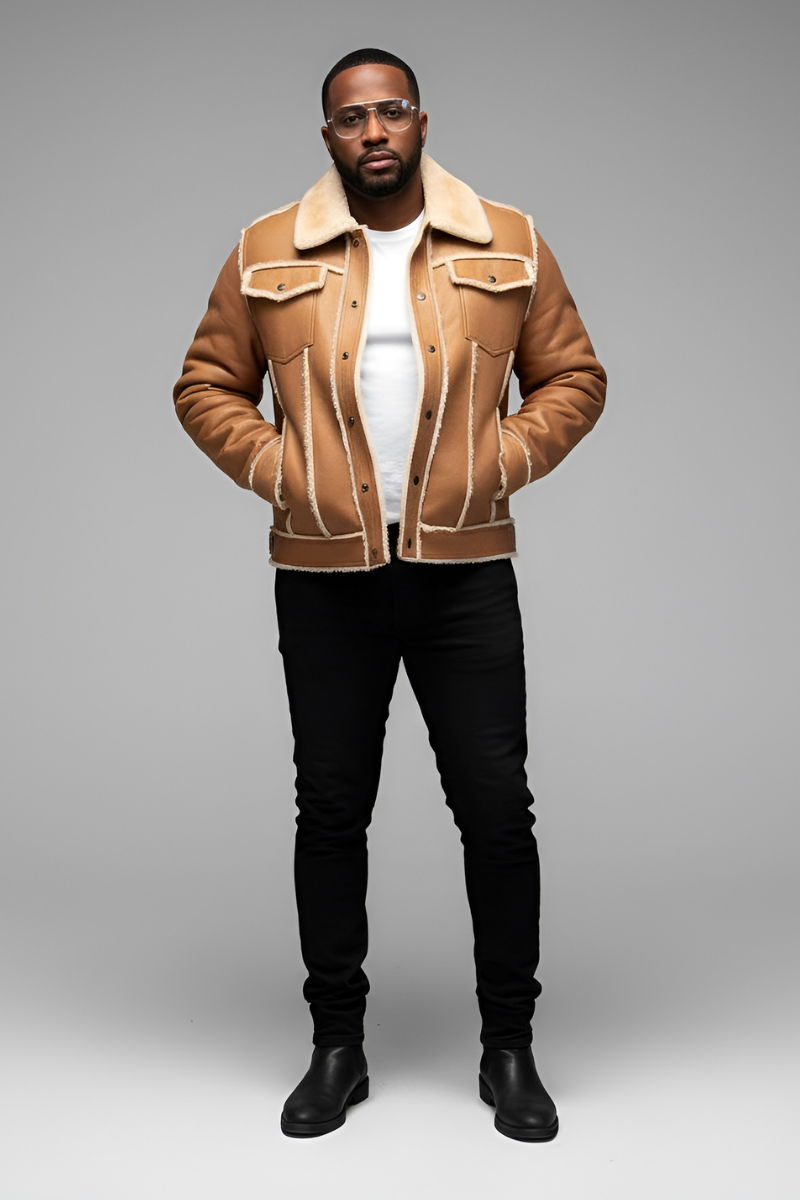 Ziggy Shearling Chic Coat