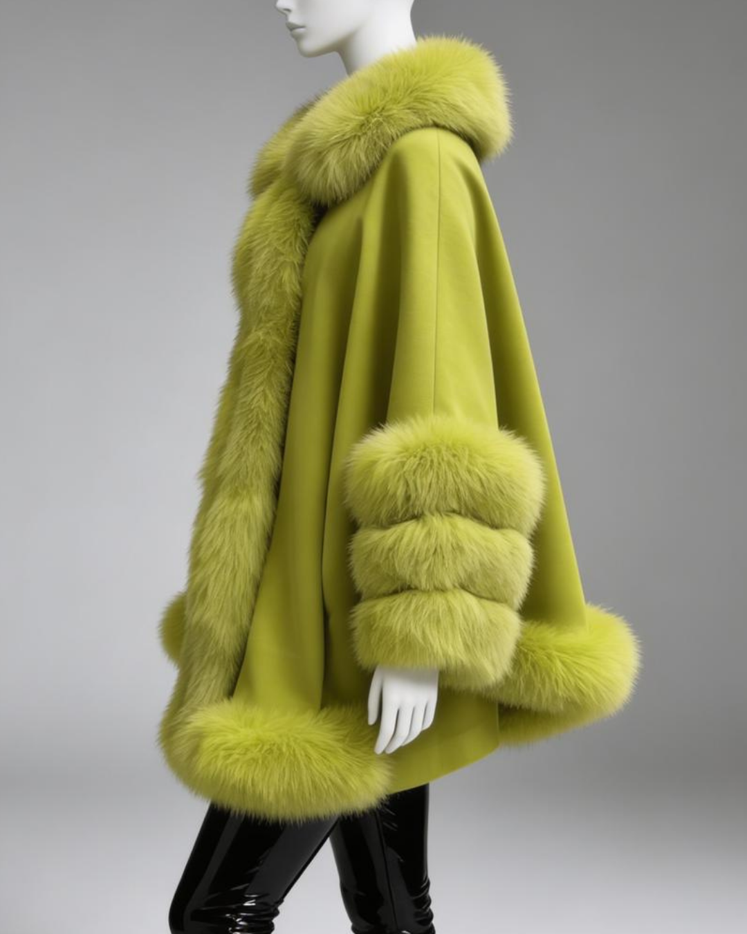 Chartreuse Fox Cape