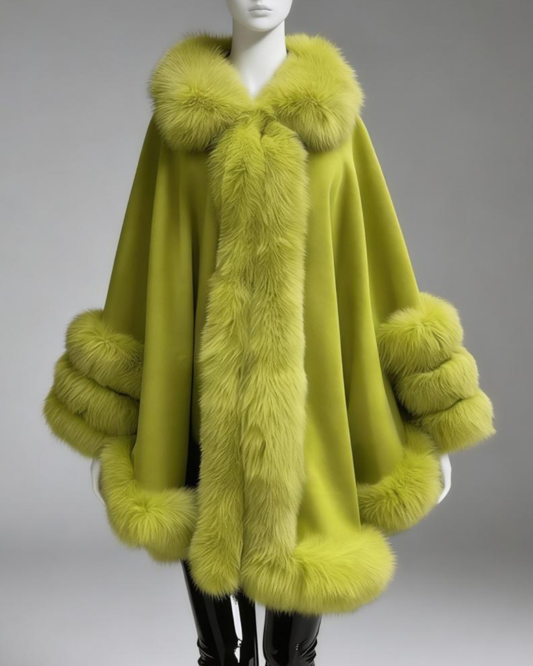 Chartreuse Fox Cape
