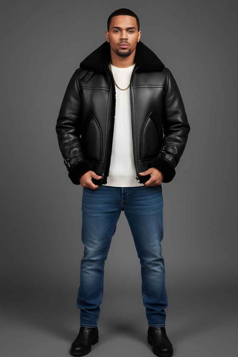 Noir Men's Shearling