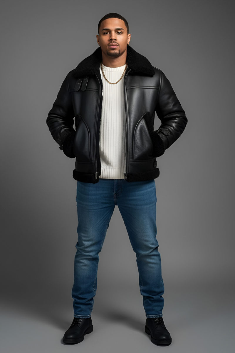 Noir Men's Shearling